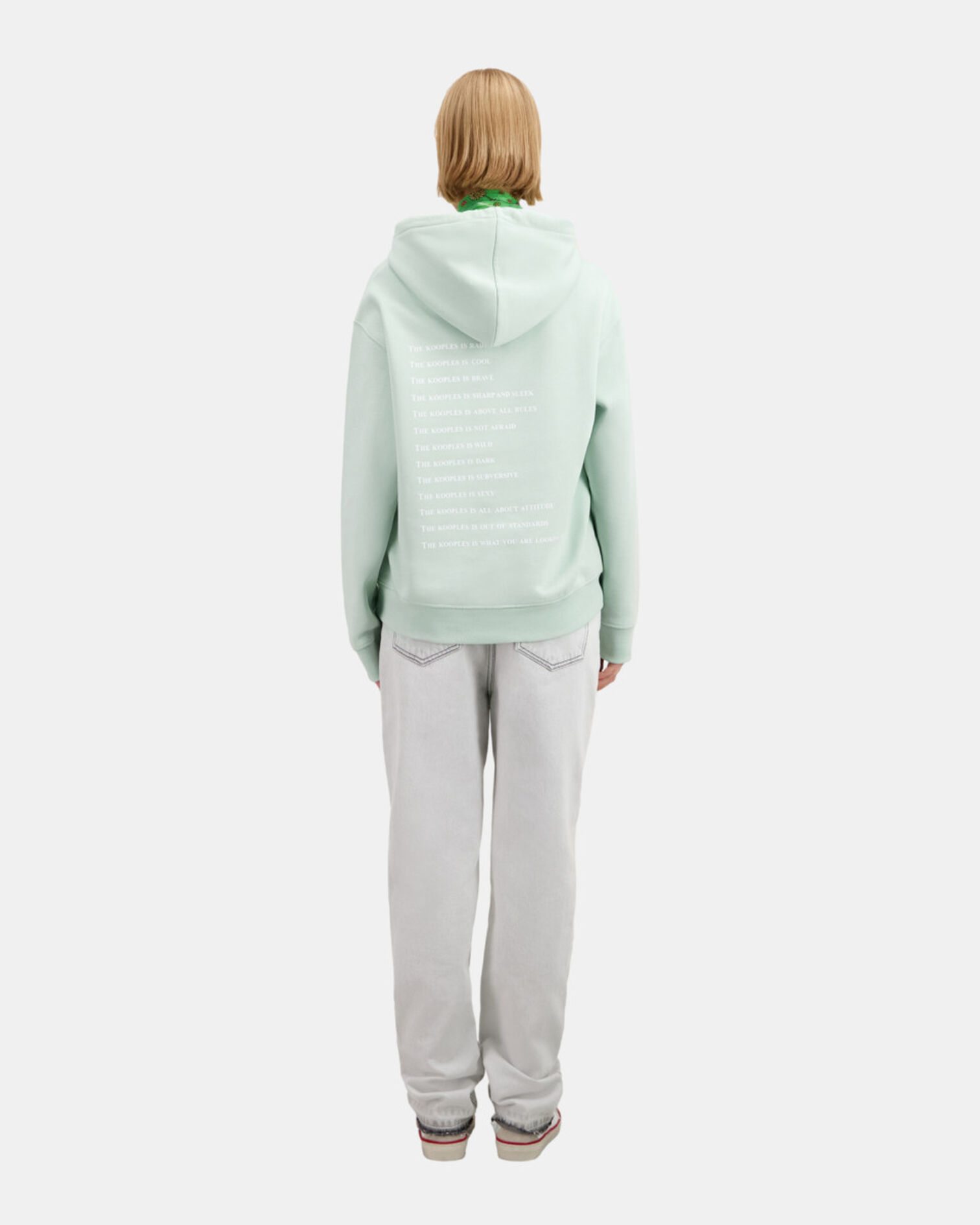 Sweatshirt Femme à capuche What is vert clair, OCEAN, hi-res image number null