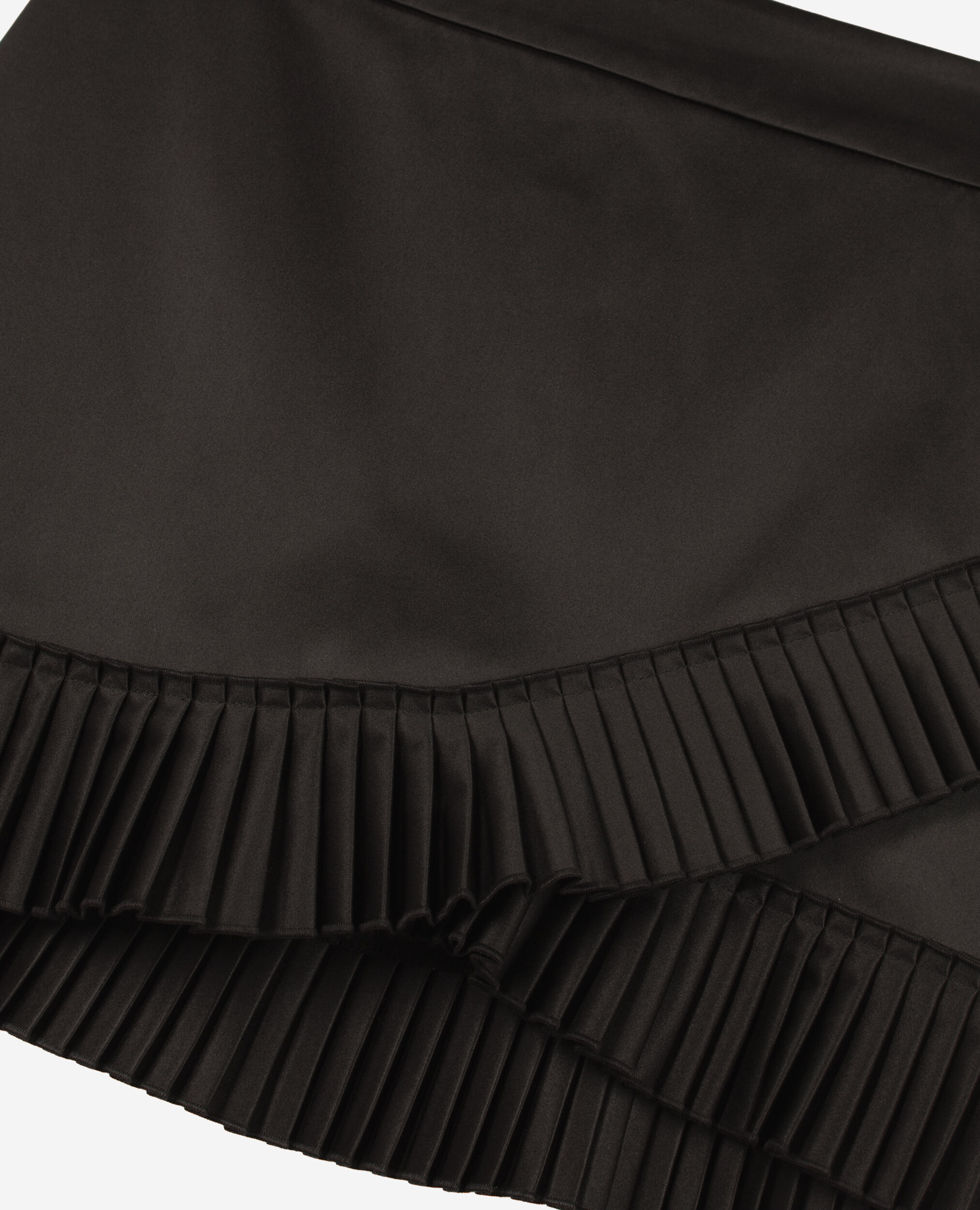 Mid length satin skirts short outlet