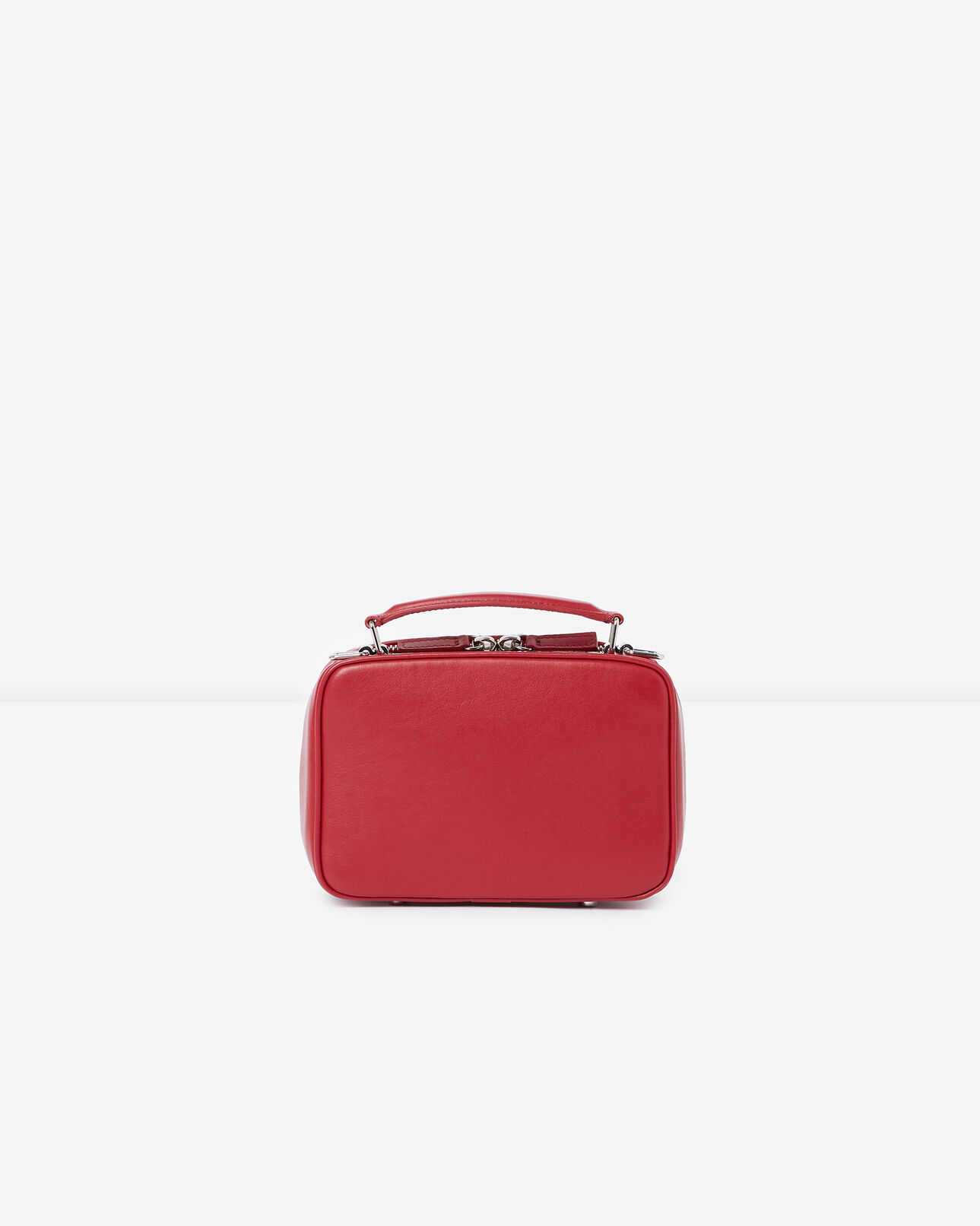The Kooples FEMME RED sac barbara mini rouge cuir lisse