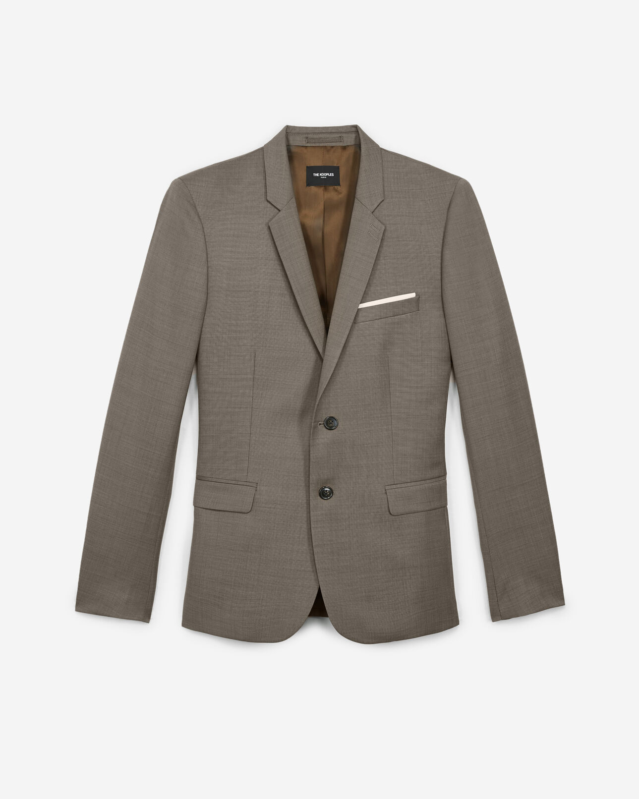 The Kooples HOMME BEIGE veste costume laine beige