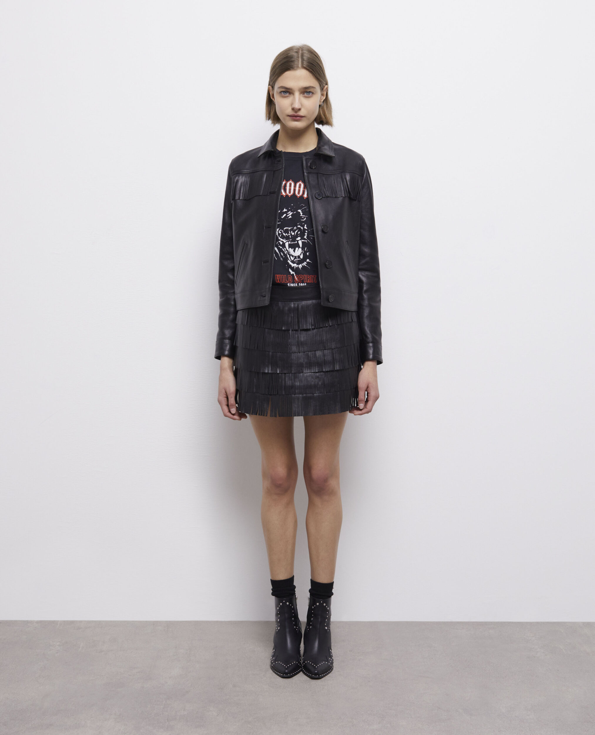 Zara puff sleeve leather jacket outlet