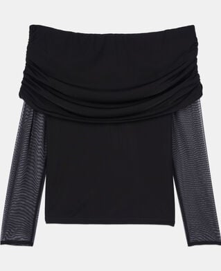 The Kooples F BLACK black jersey top