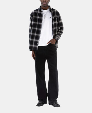 The Kooples HOMME WHITE t-shirt avec broderie blanc