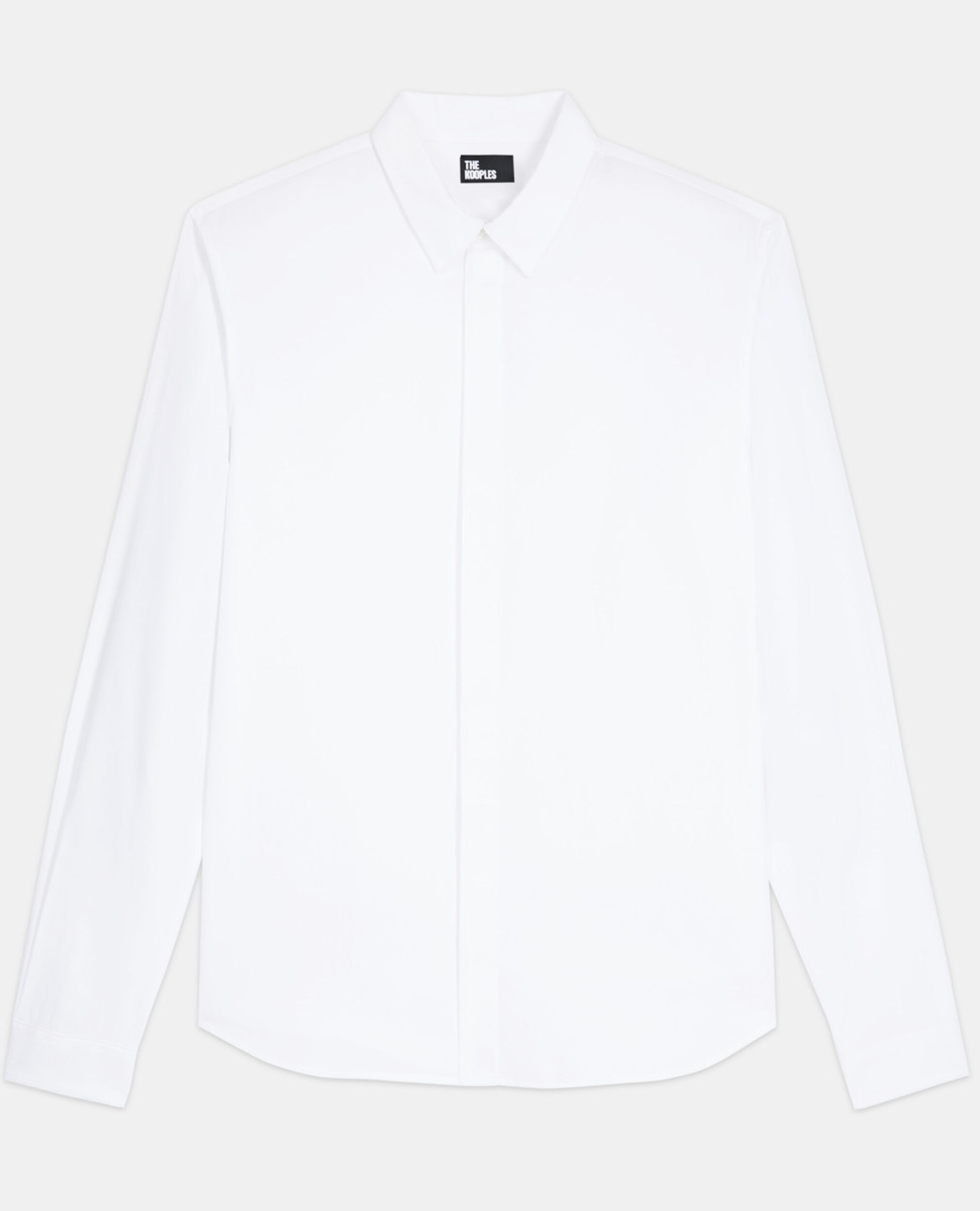 Weißes Hemd mit Klassischer Kragen, WHITE, hi-res image number null