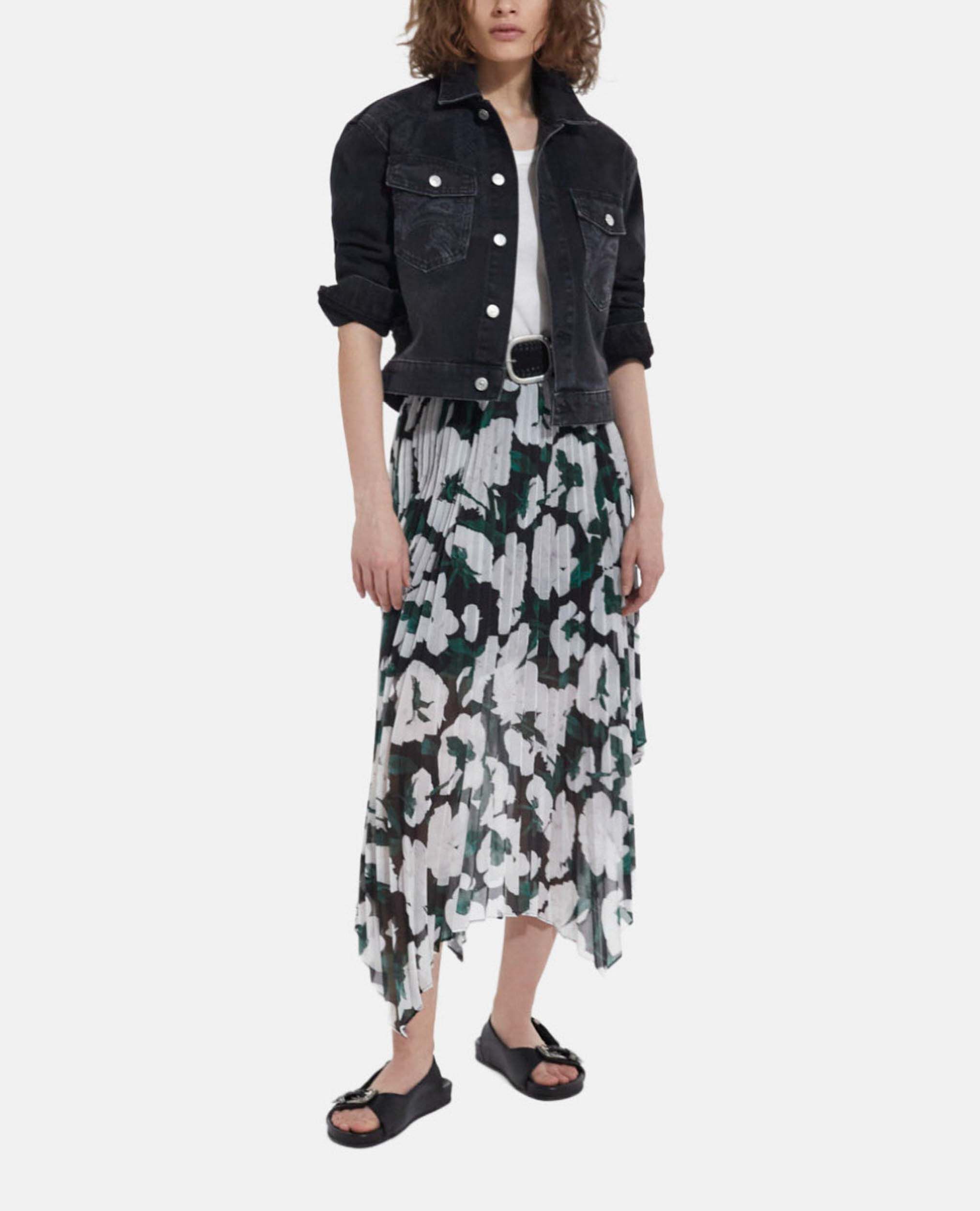 Long printed skirt, ECRU, hi-res image number null