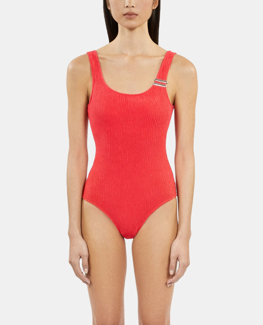 The Kooples WOMEN RED the kooples x luz one-piece swimsuit with red straps