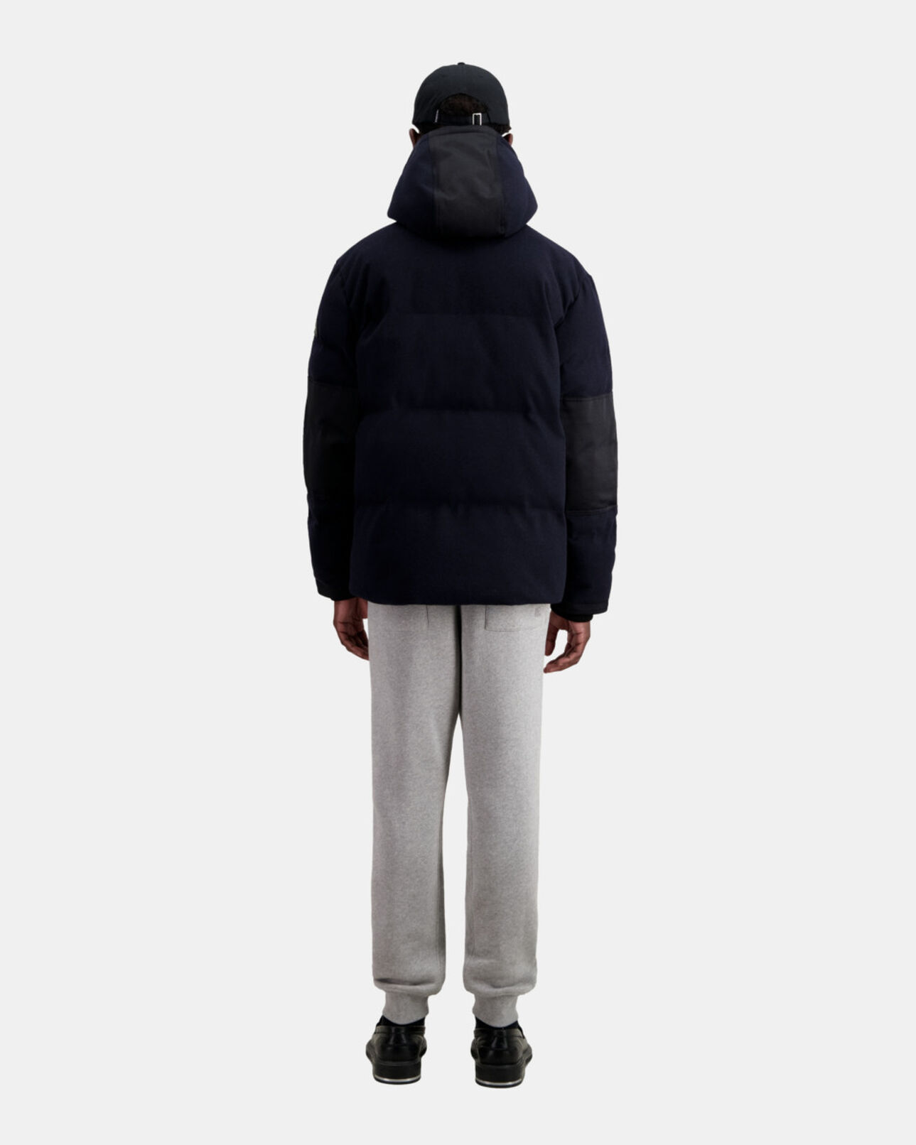The Kooples HOMME NAVY doudoune bleu marine en flanelle