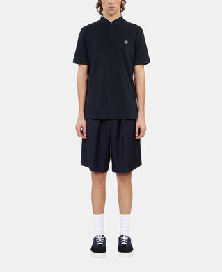 The Kooples HOMME NAVY polo en coton piqu&eacute; bleu marine