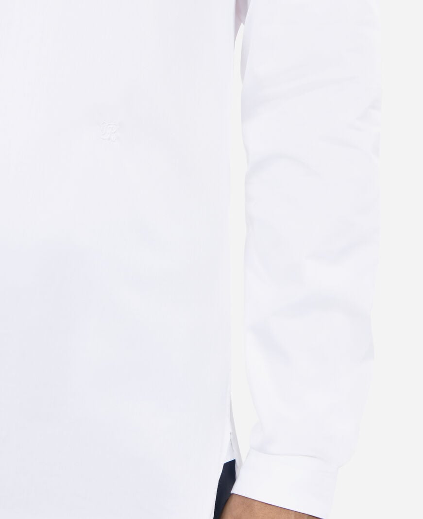 The Kooples HOMME WHITE chemise col officier blanche