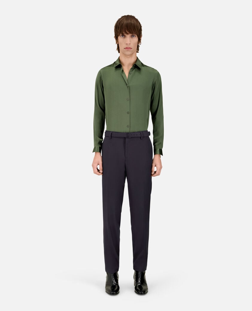 The Kooples HOMME DARK NAVY pantalon de costume super 100's en laine marine