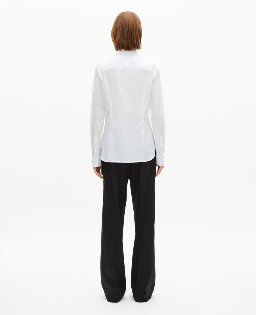 The Kooples F WHITE white poplin shirt