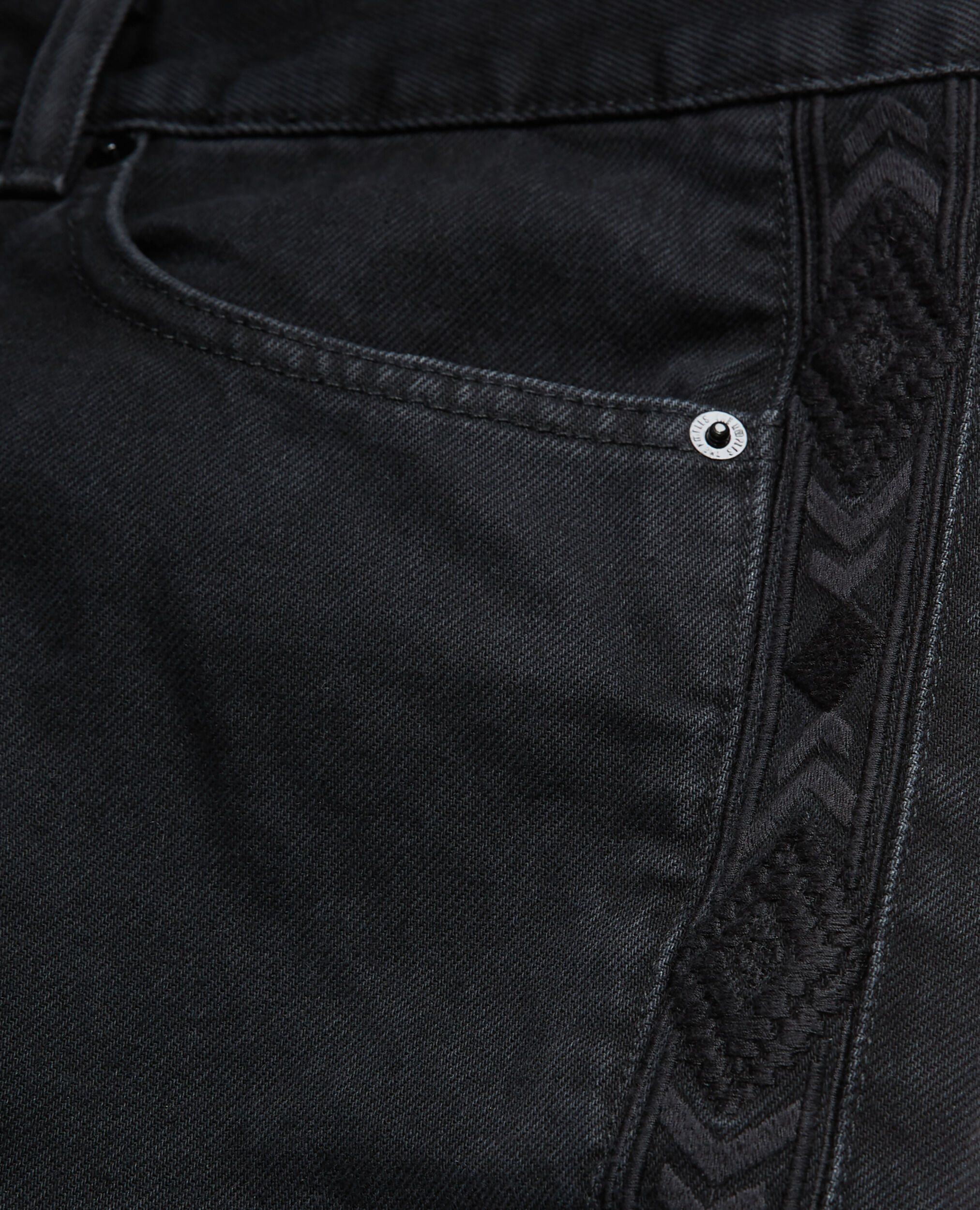 Black jeans, BLACK WASHED, hi-res image number null