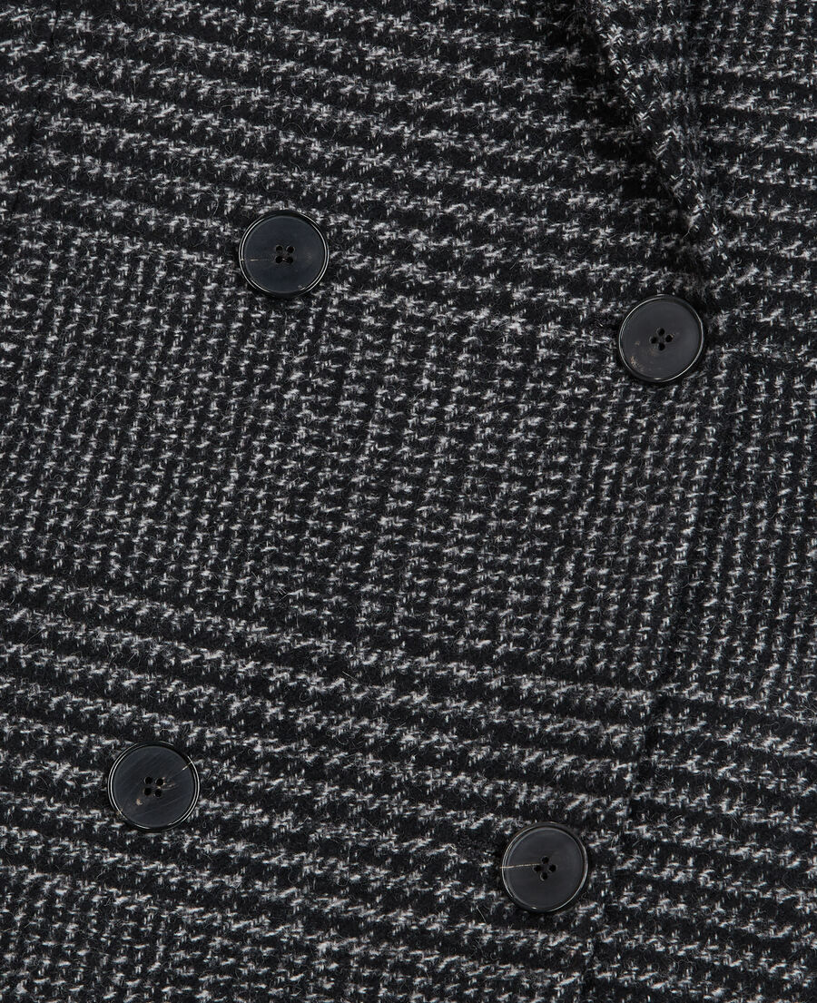 manteau en laine gris