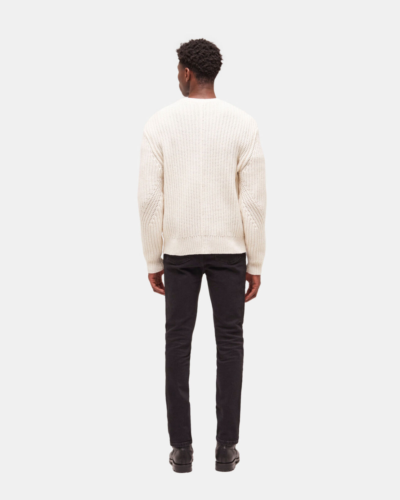 The Kooples HOMBRE ECRU jersey punto blanco crudo