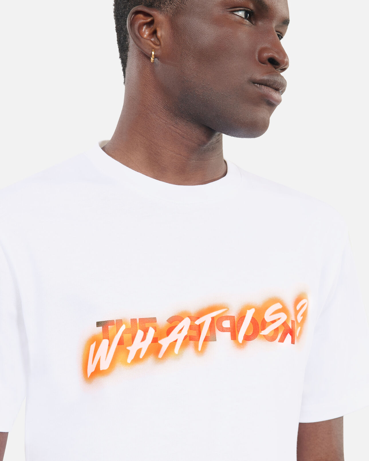 The Kooples HOMME WHITE t-shirt what is néon blanc