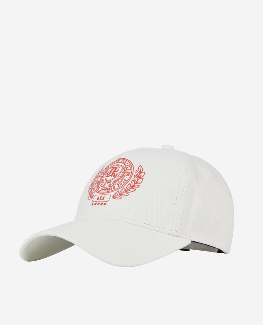 The Kooples MIXED WHITE white cap with blazon