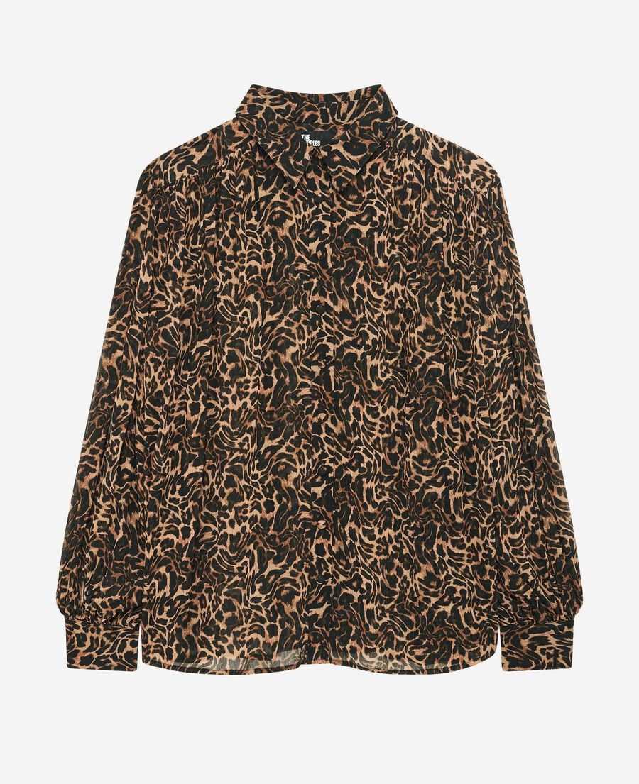 The Kooples WOMEN LEOPARD leopard print shirt