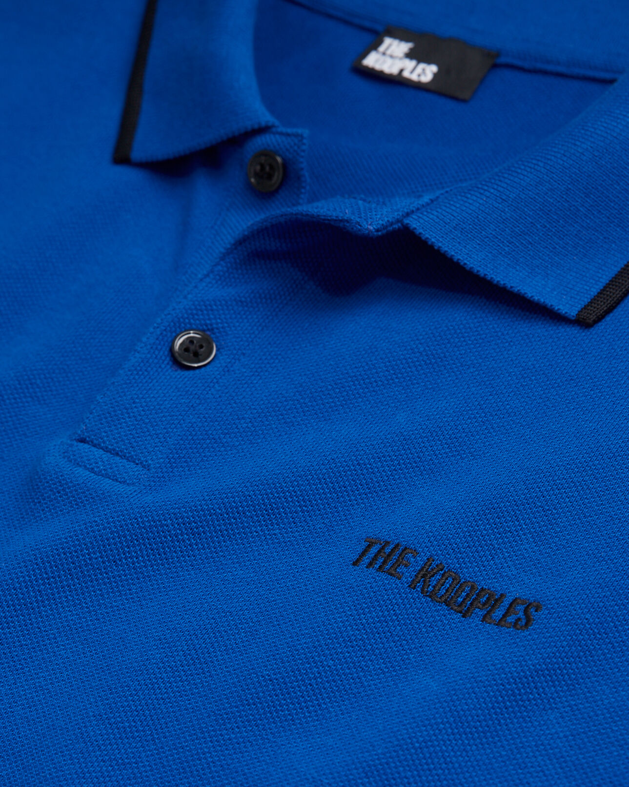 The Kooples MEN BLUE ELECTRIC blue polo shirt