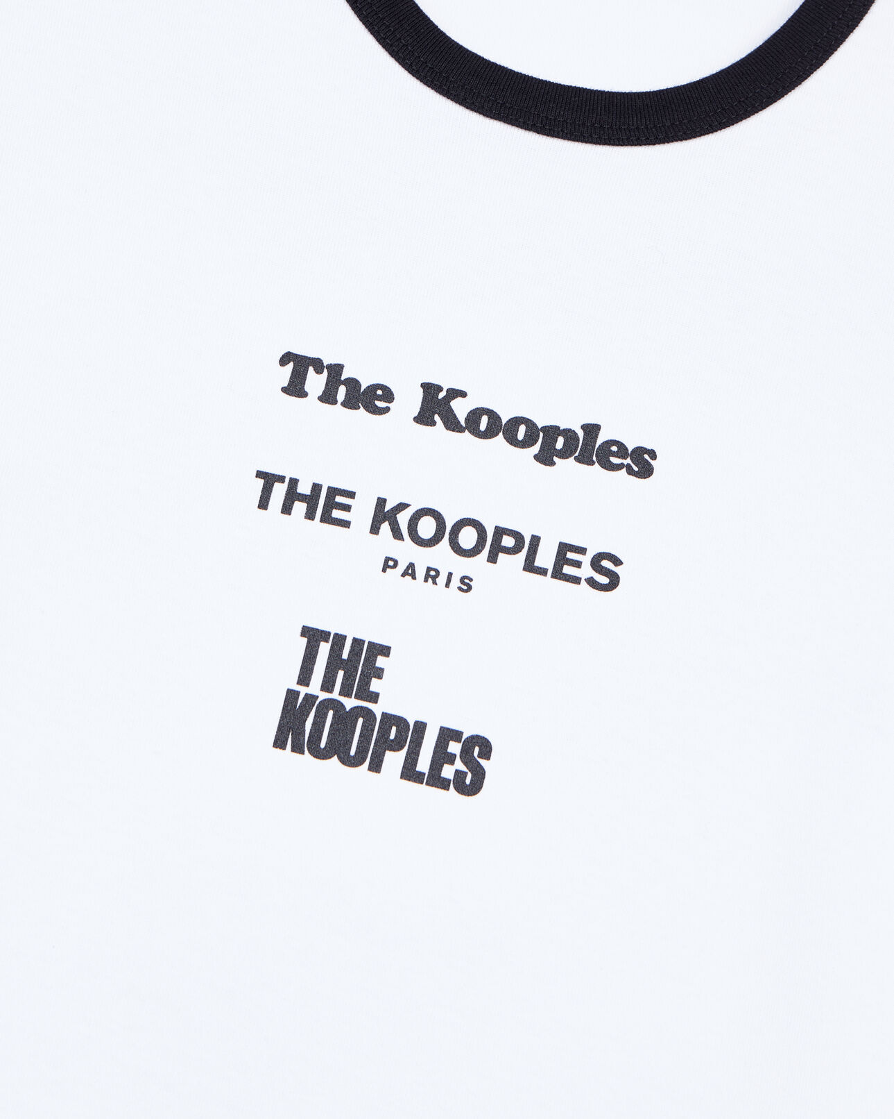 The Kooples FEMME WHITE t-shirt avec sérigraphie blanc