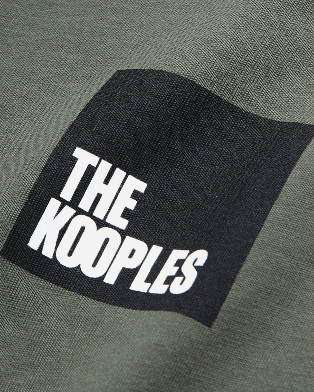 The Kooples HERREN FORET grünes t-shirt