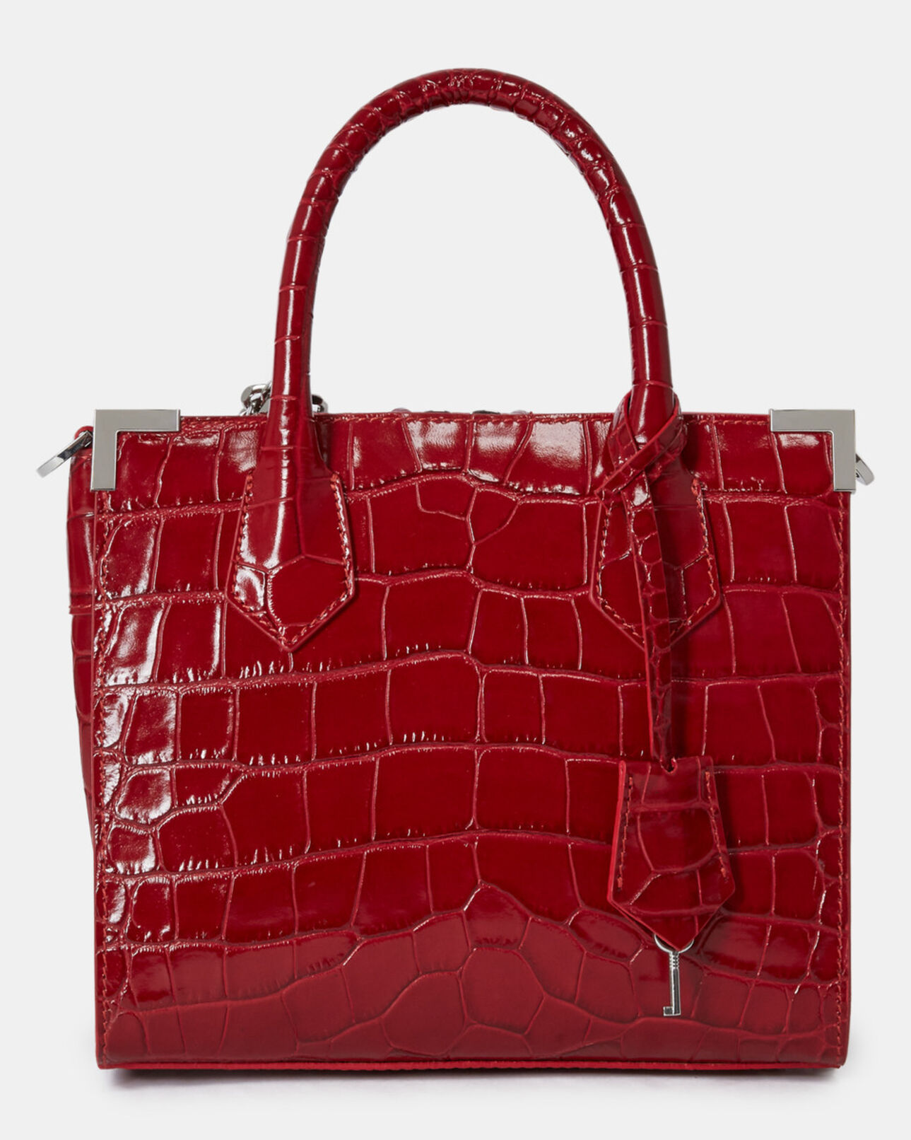 The Kooples FEMME RED RISK sac ming medium en cuir rouge