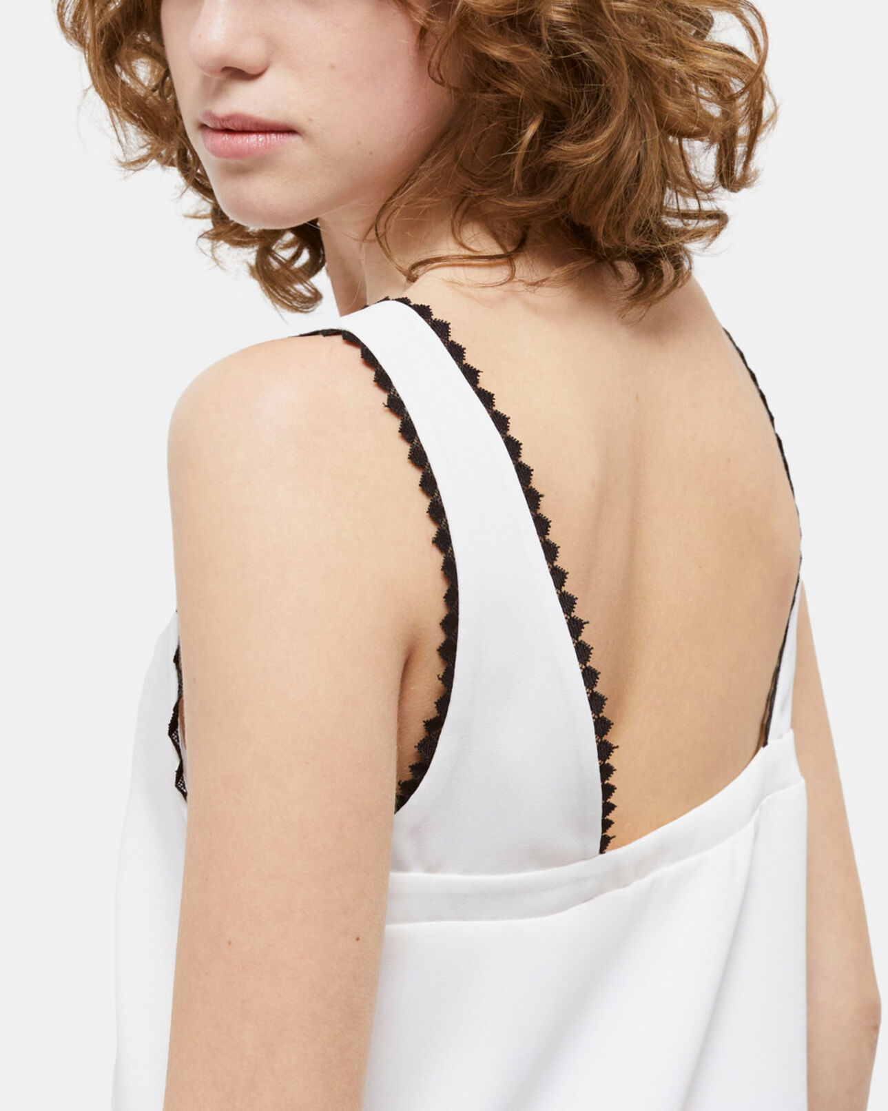 The Kooples WOMEN ECRU ecru top