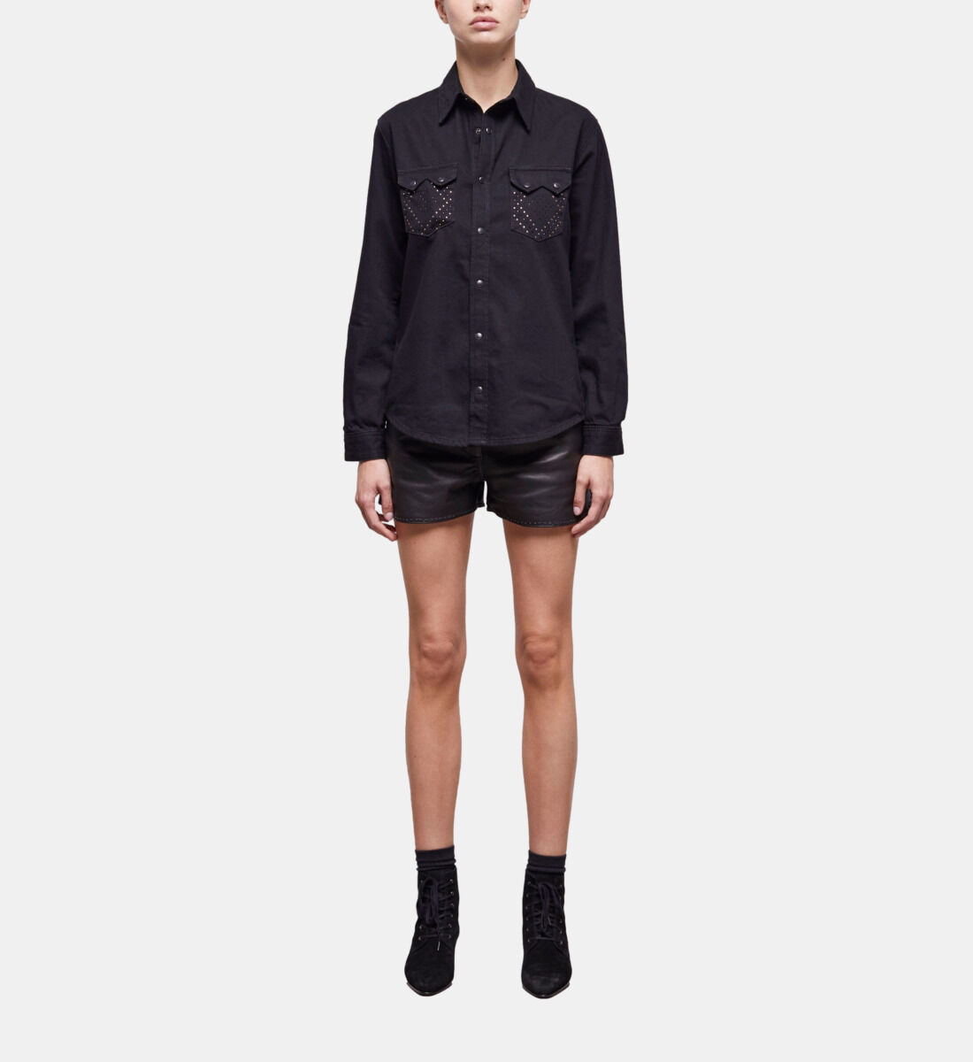 Short zara cuir deals