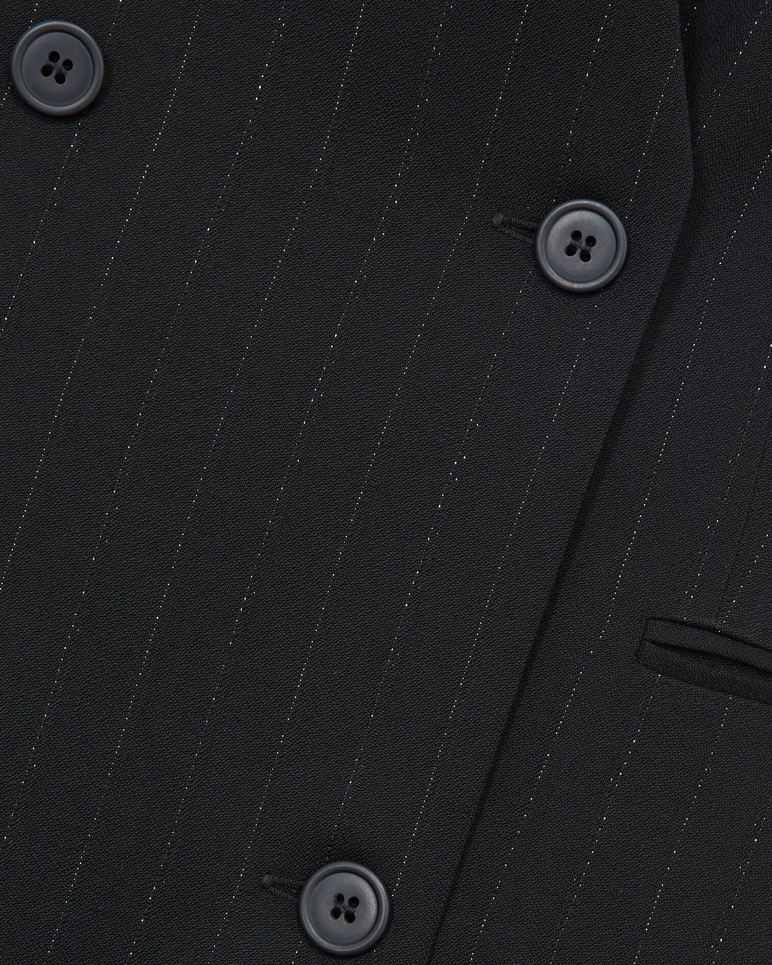 Kurzes Kleid ärmellos schwarz Lurex-Streifen, BLACK / SILVER, hi-res image number null