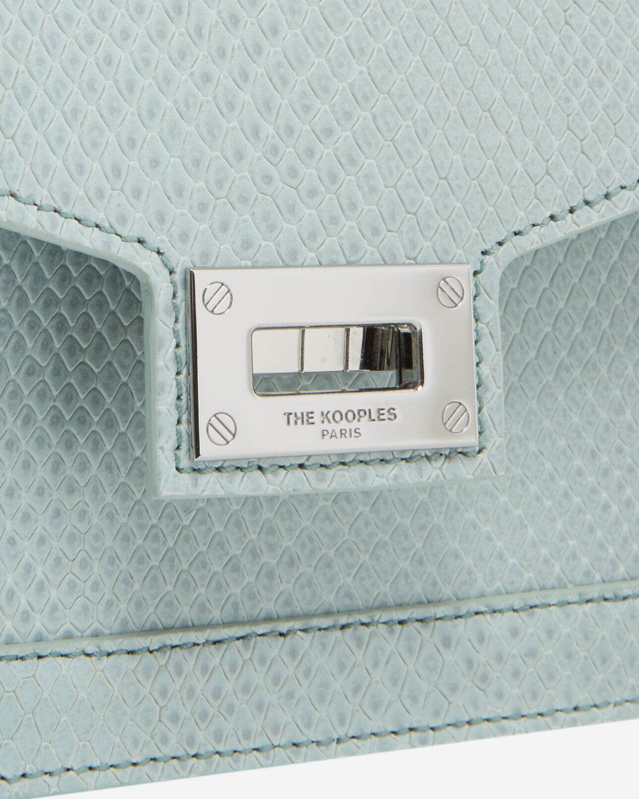 The Kooples FEMME GREEN sac emily small en cuir vert