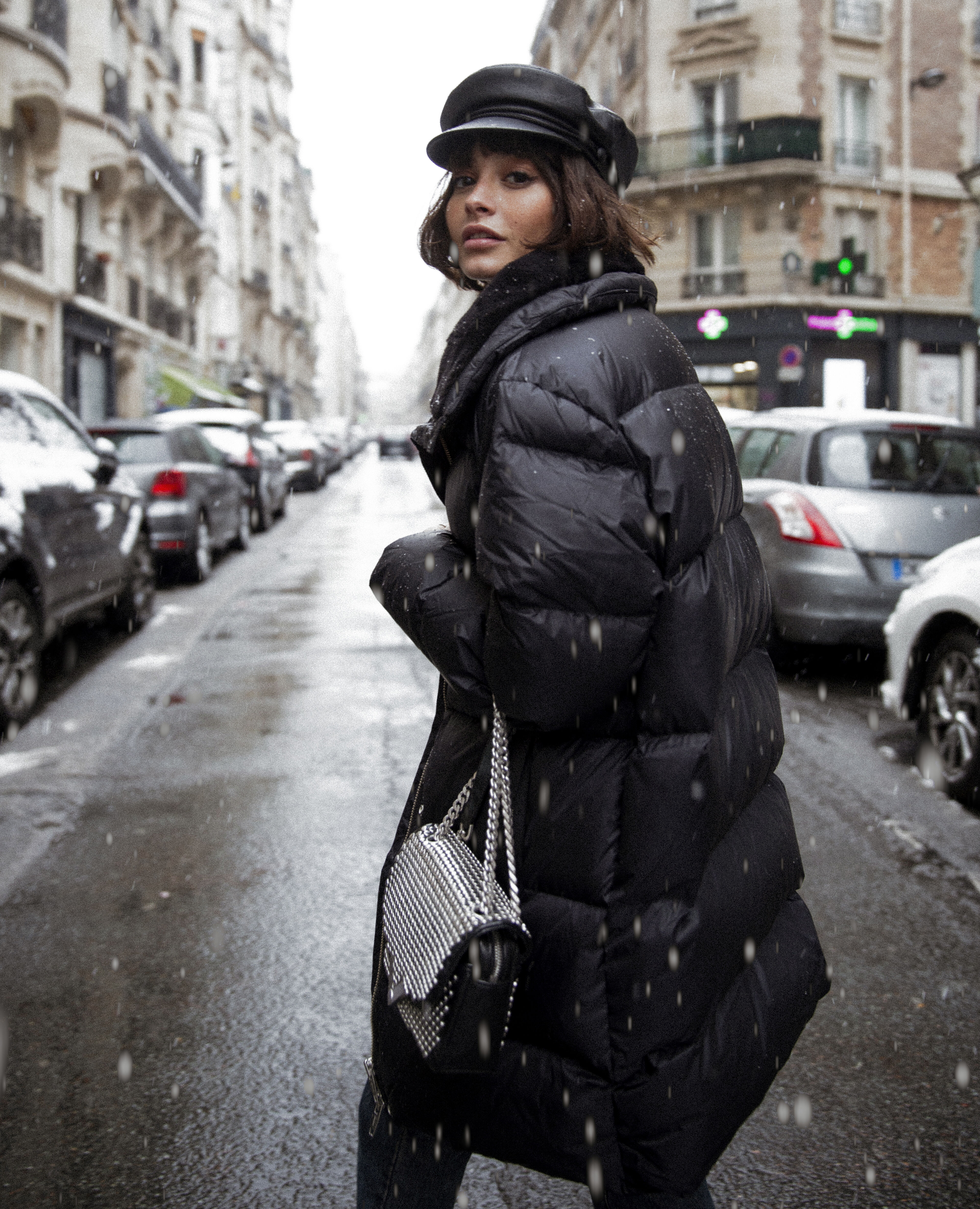 Oversized winter jacket sale