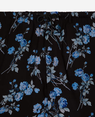 The Kooples HOMME BLACK BLUE bermuda imprimé fleuri noir