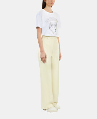 The Kooples FEMME BRIGHT YELLOW pantalon tailleur jaune clair