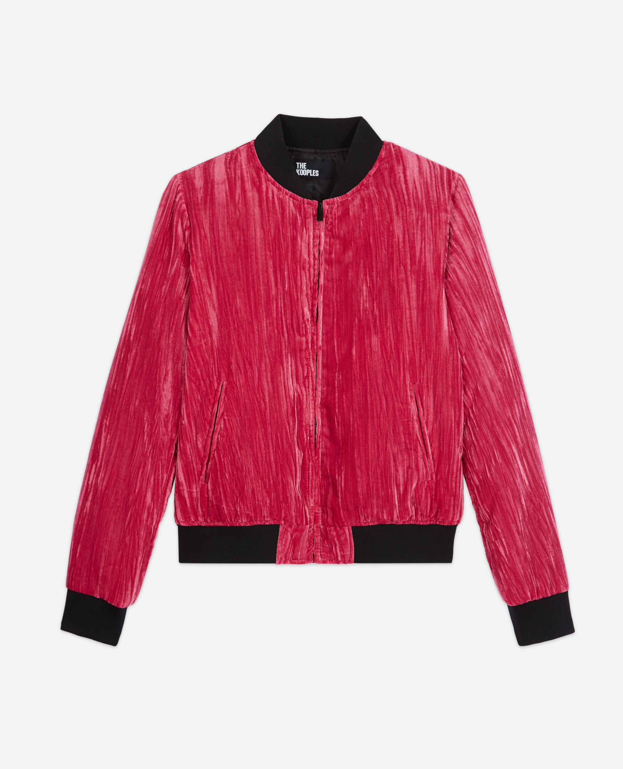 Faux online velvet jacket