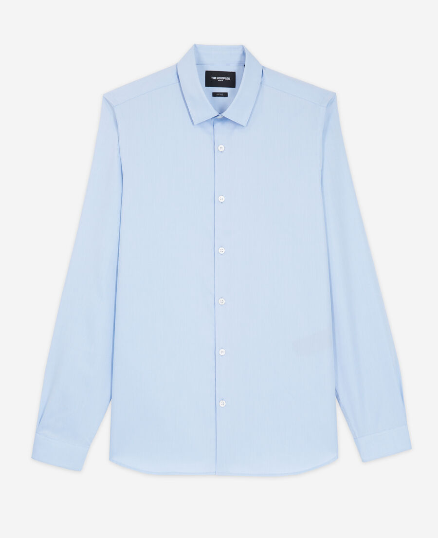 The Kooples MEN BLUE blue cotton formal shirt
