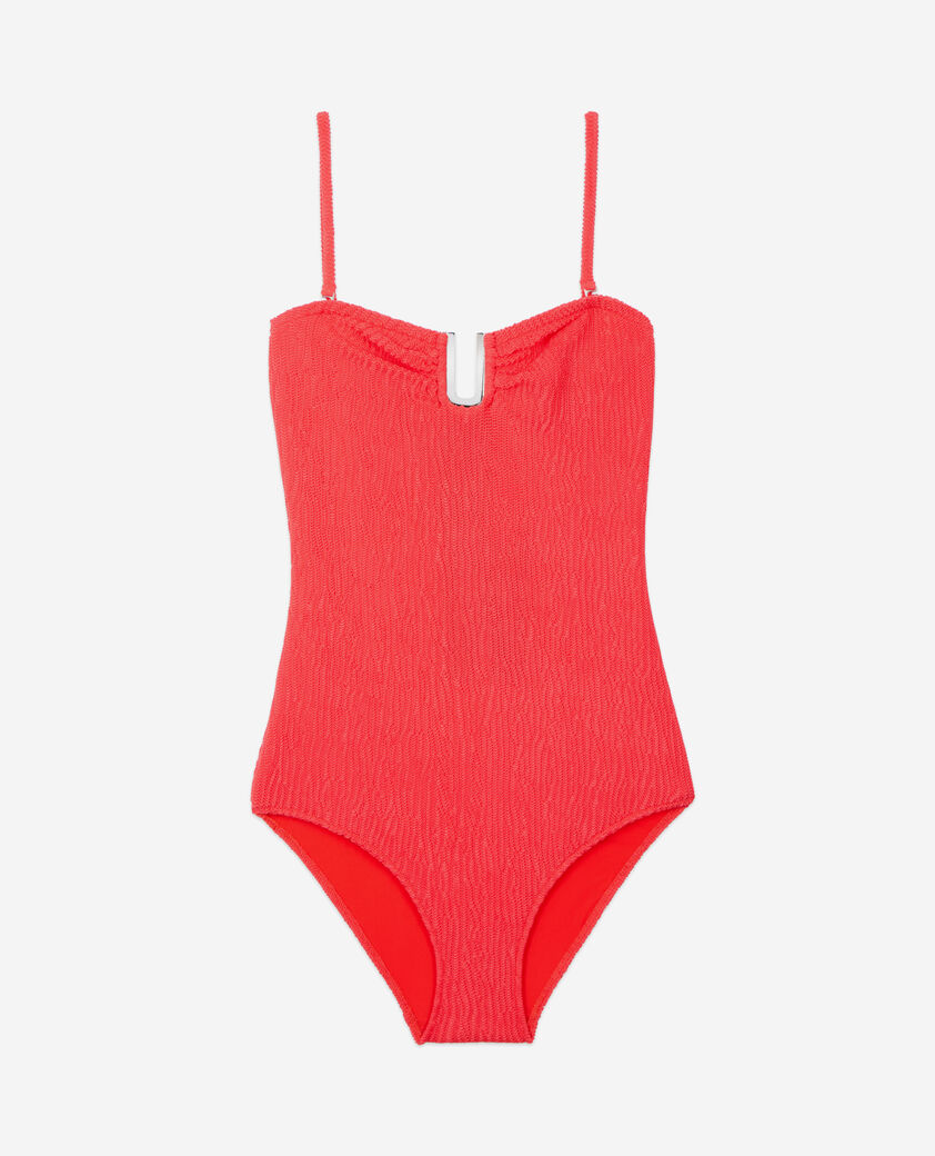 The Kooples FEMME RED maillot de bain the kooples x luz une pi&egrave;ce bustier rouge