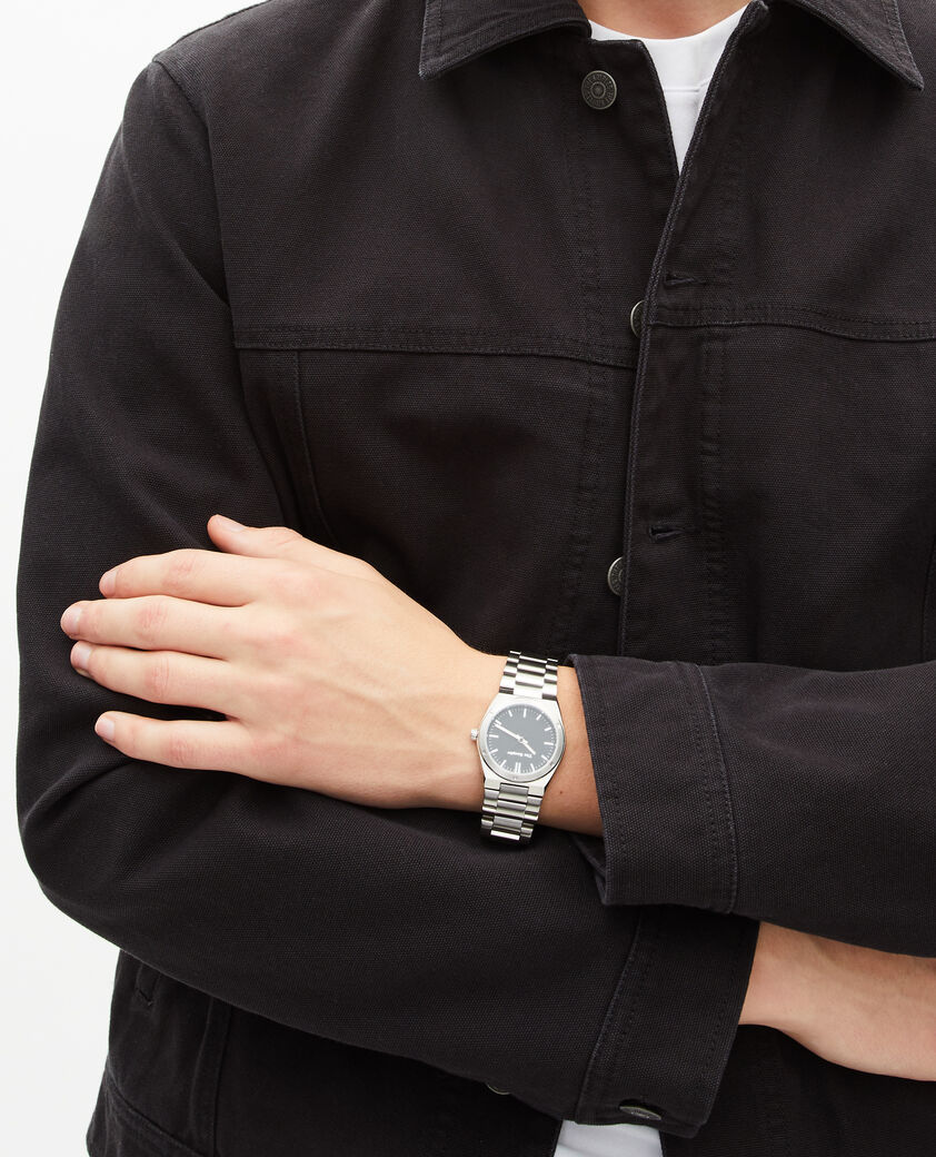 The Kooples H BLACK USED LIGHT black embroidered jacket