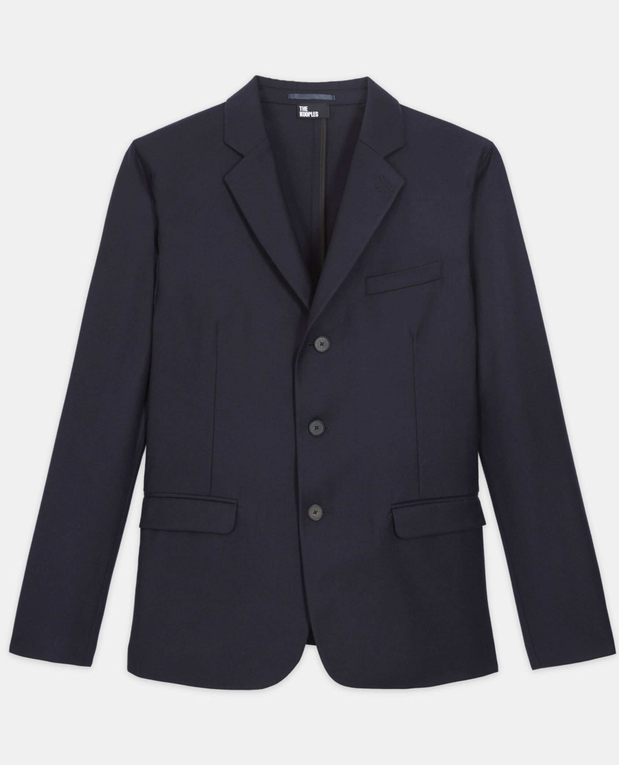 Chaqueta traje lana azul marino, NAVY, hi-res image number null
