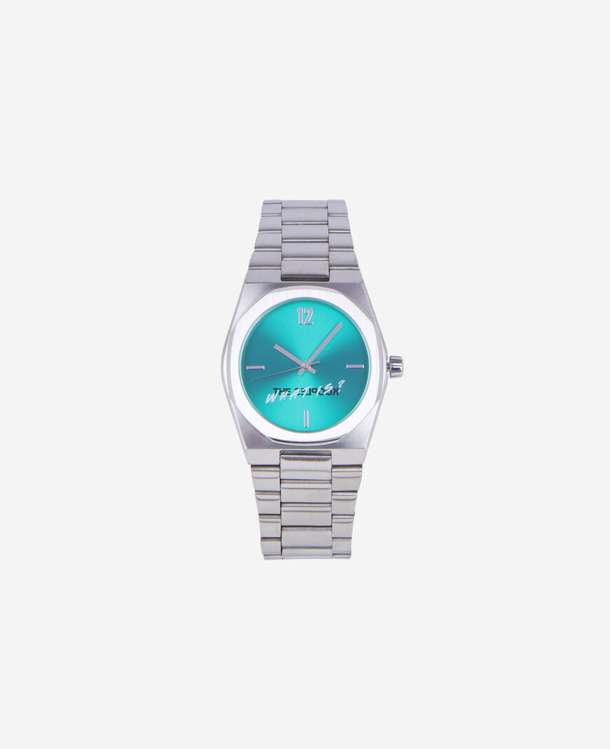 The Kooples MIXTE SILVER montre what is argentée cadran vert