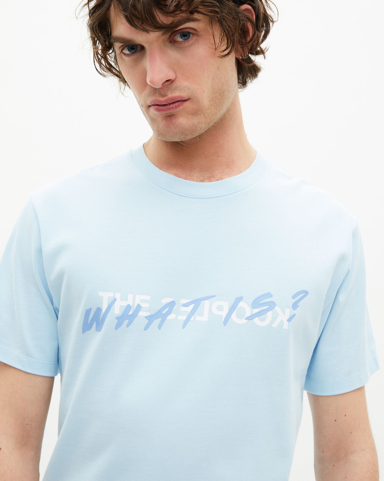The Kooples HOMME BLUE SKY t-shirt what is bleu clair