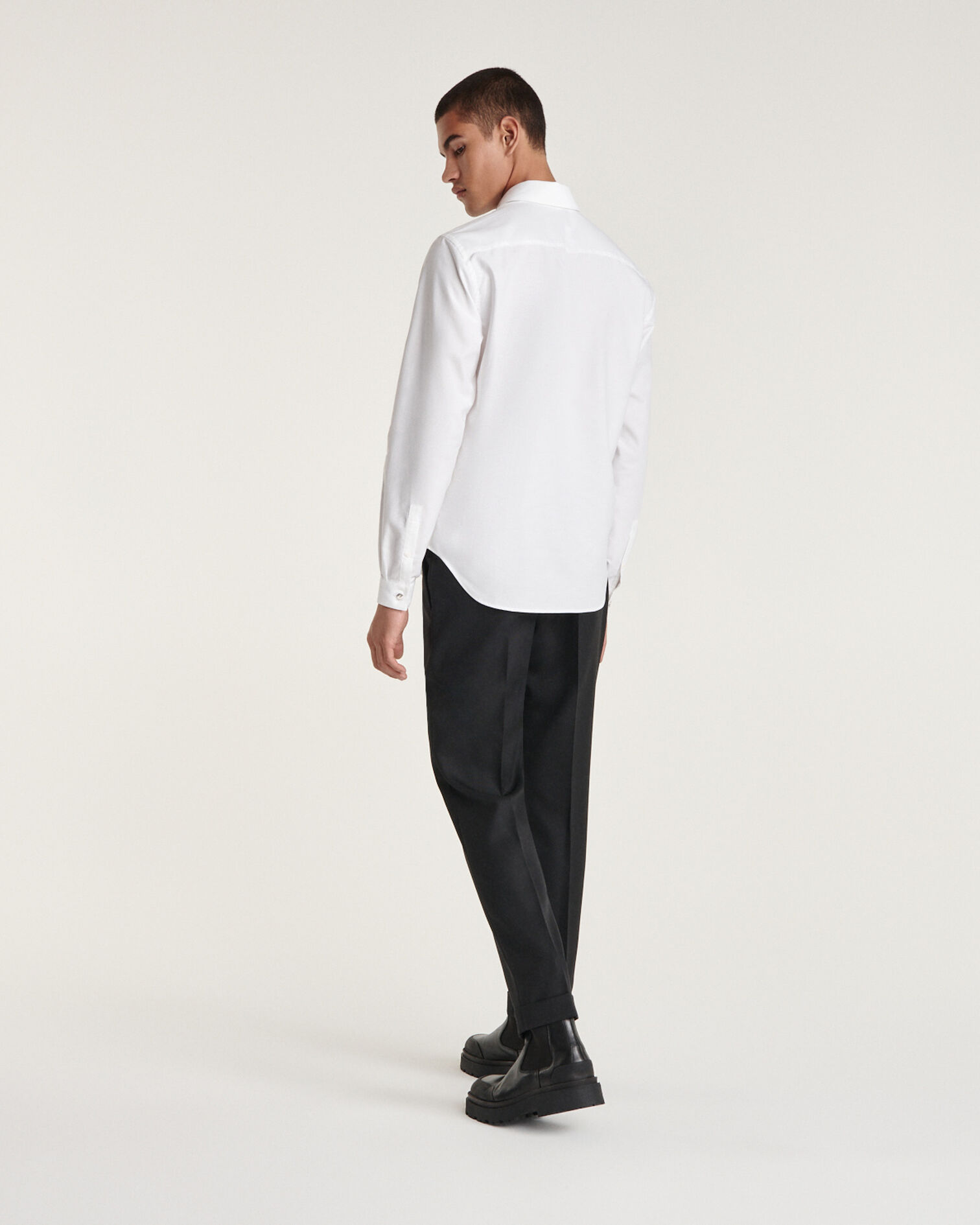 Chemise coton blanche à cœur brodé, WHITE, hi-res image number null