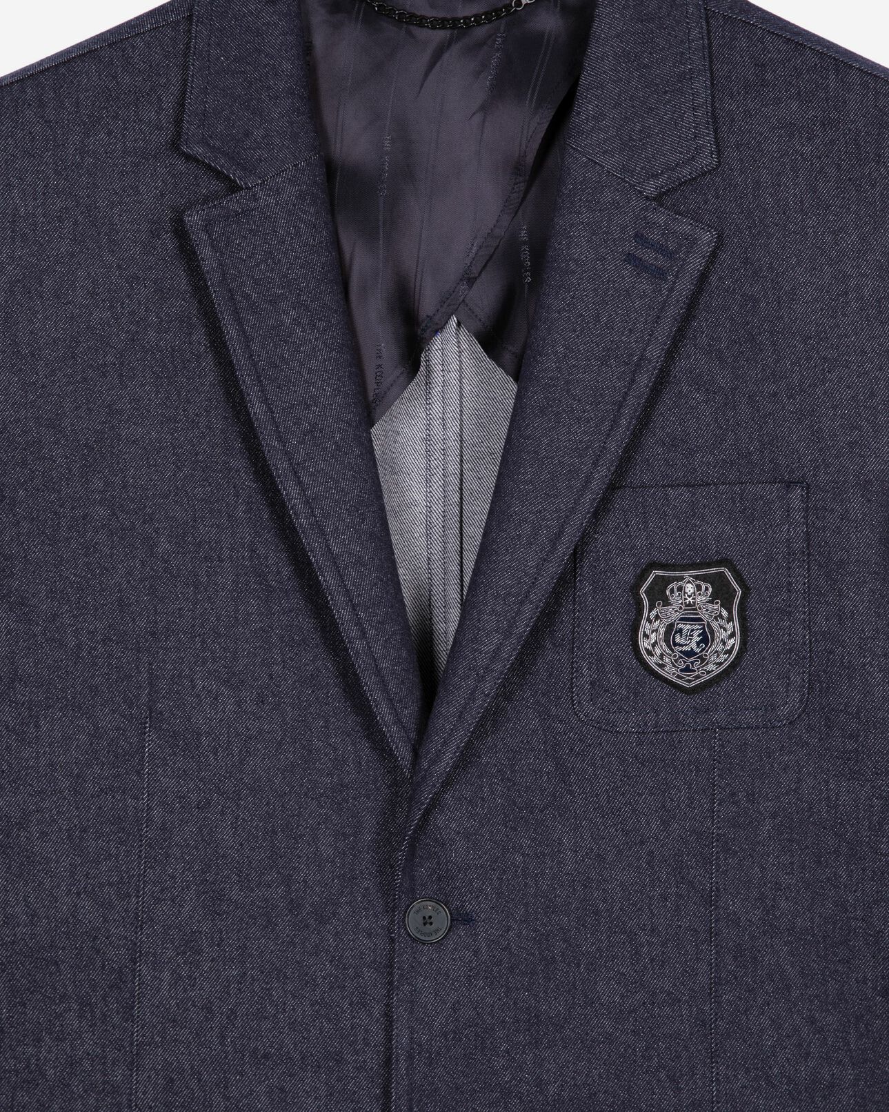The Kooples HOMBRE NAVY chaqueta de traje azul efecto vaquero
