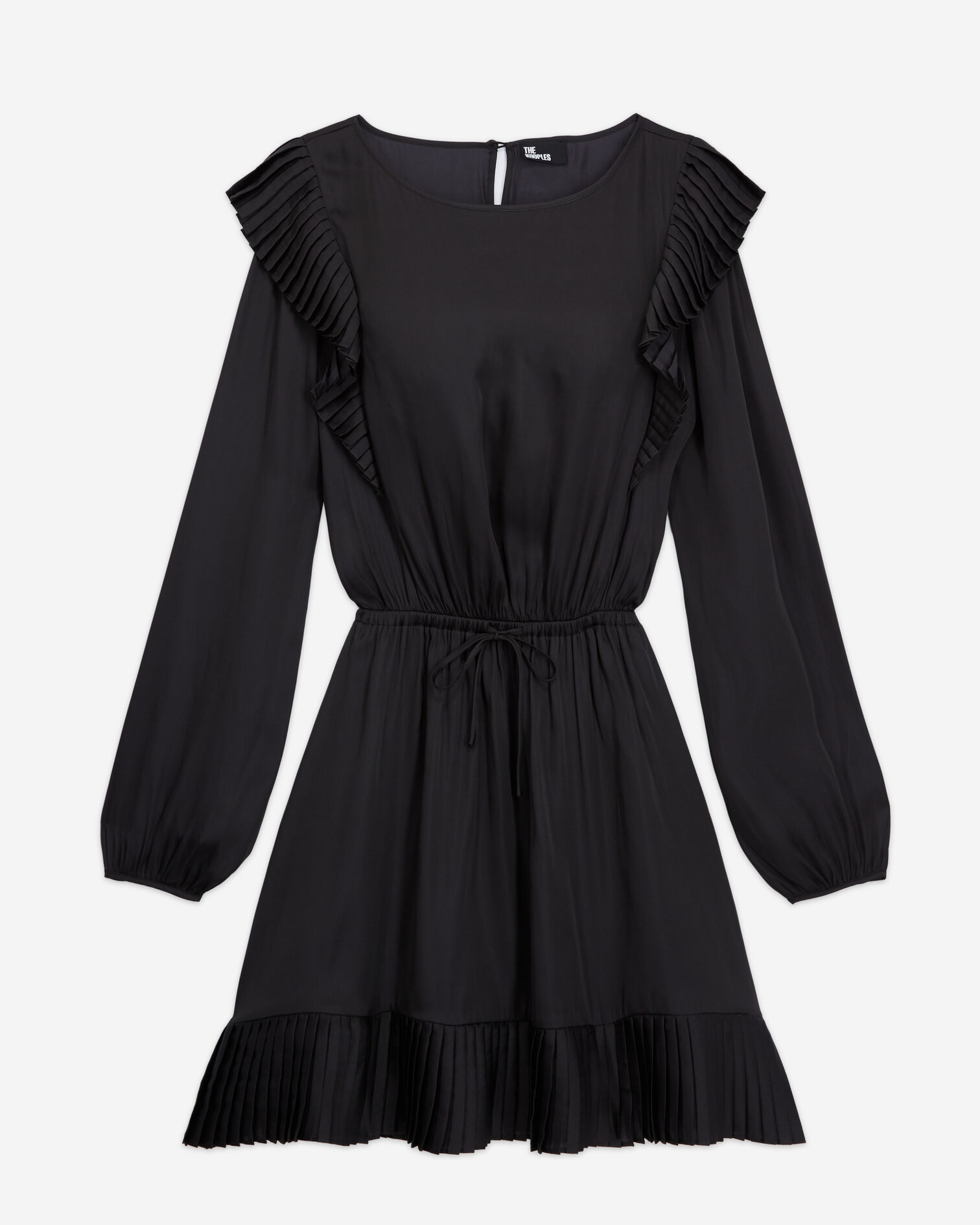 Robe courte noire, BLACK, hi-res image number null