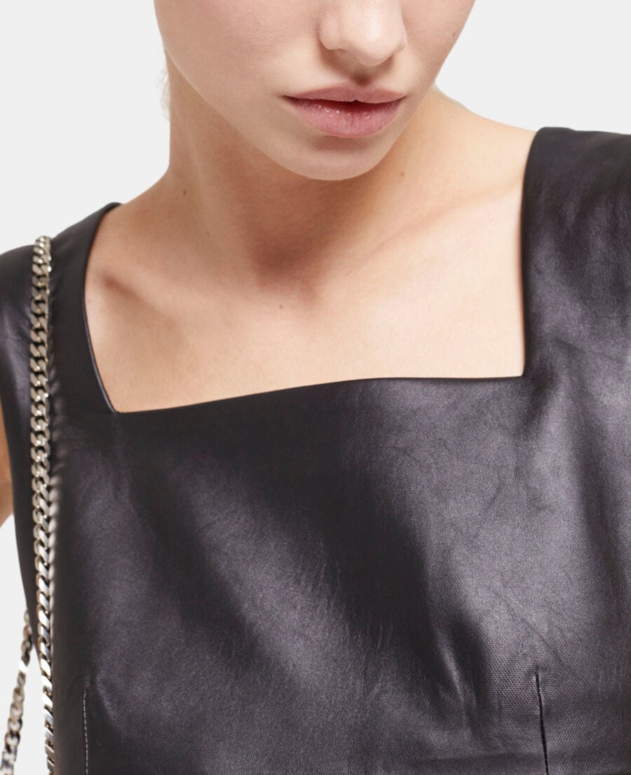 The Kooples FEMME BLACK robe courte noire