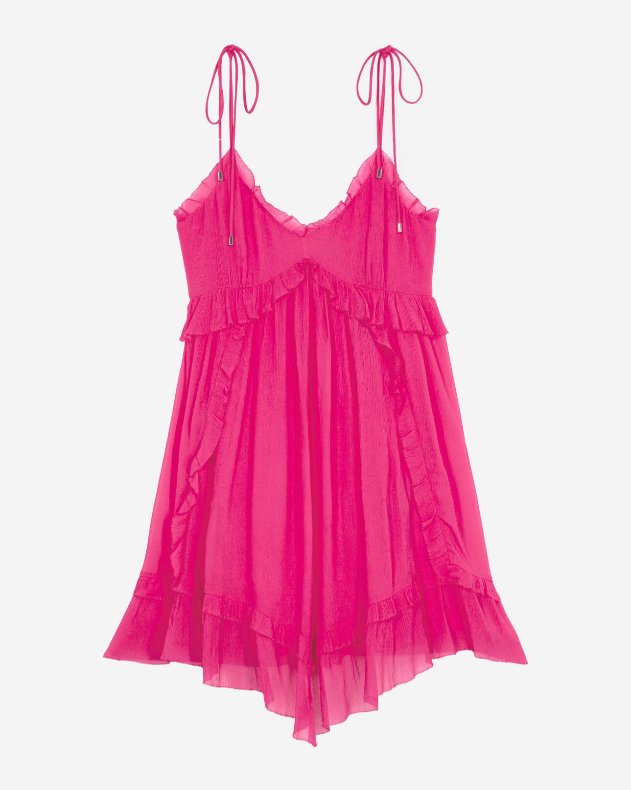 The Kooples DAMEN FUSHIA kurzes kleid in fuchsia