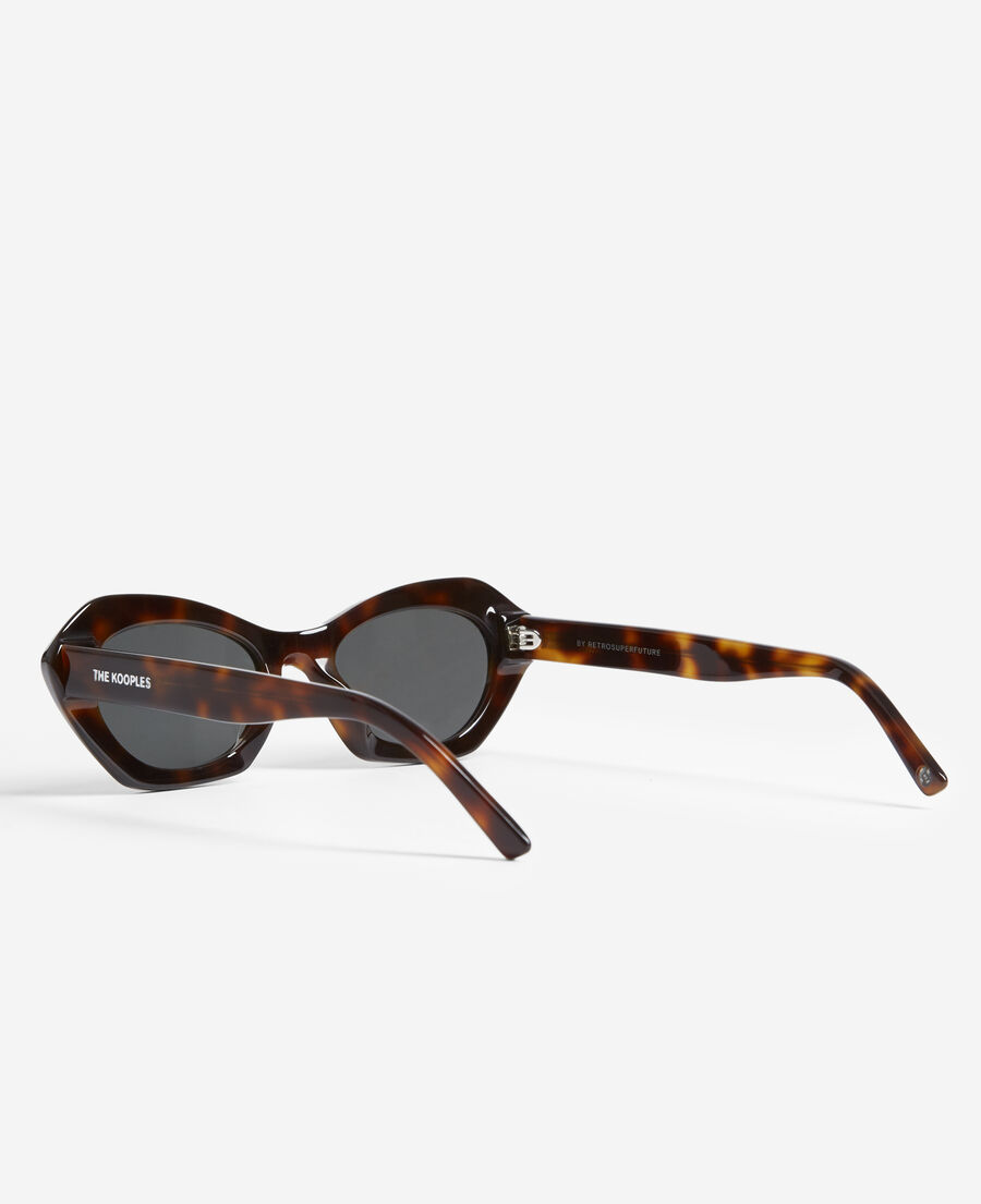 brown tortoiseshell cat eye sunglasses