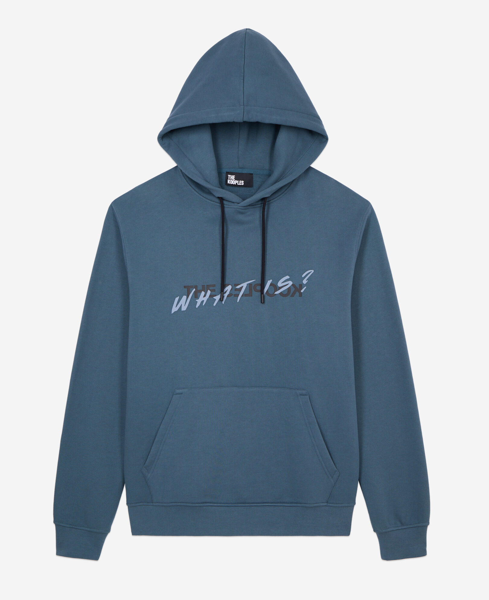The Kooples MEN BLUE PETROL deep blue what is hoodie