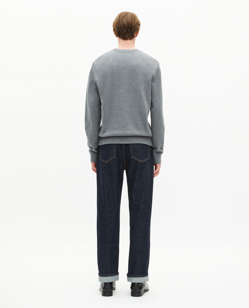 The Kooples HOMBRE ANTHRACITE MELANGE jersey calavera gris oscuro