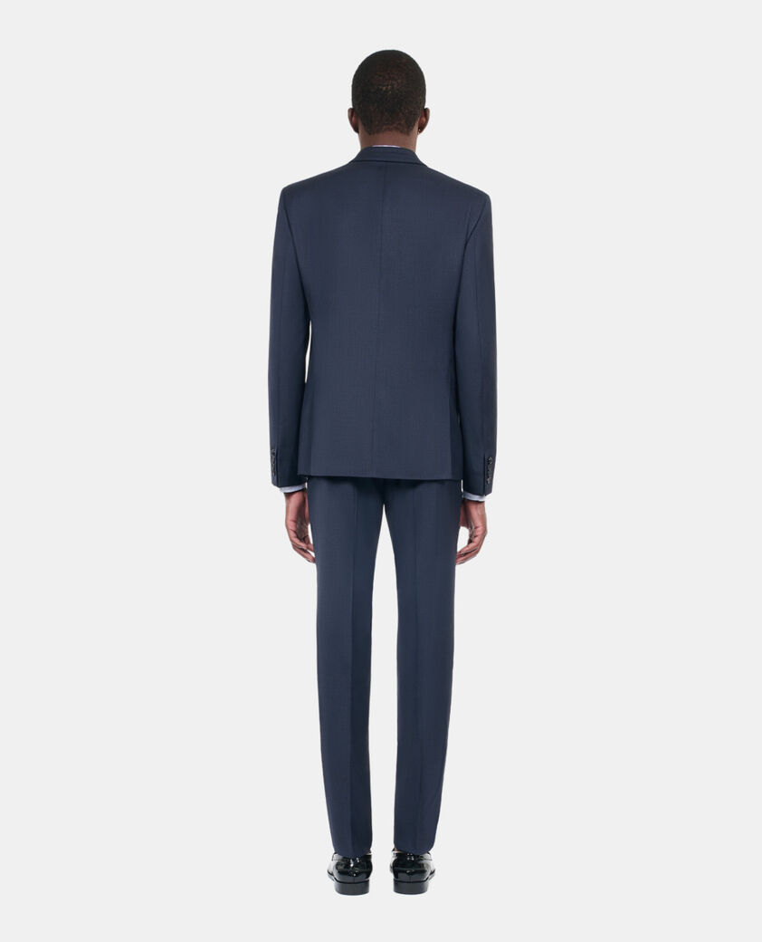 The Kooples HOMME NAVY veste de costume en laine bleu marine