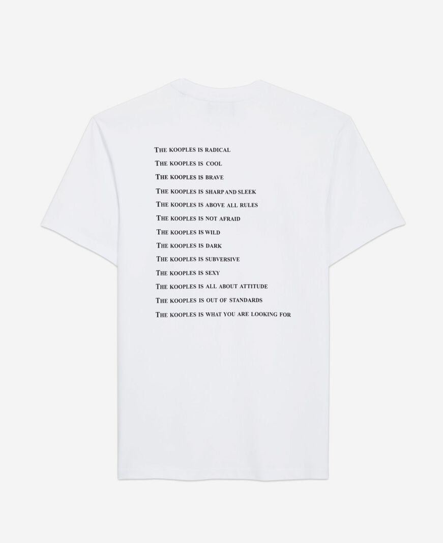 The Kooples H WHITE white what is t-shirt