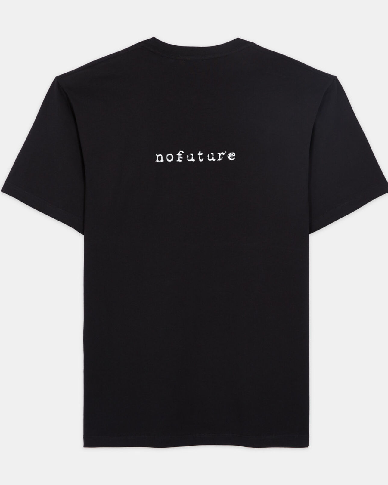 The Kooples MEN BLACK black #nokooplesnofuture logo t-shirt